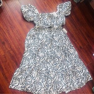 Women's Taffeta Maxi Skirt and Off the Shoulder Blouse Set